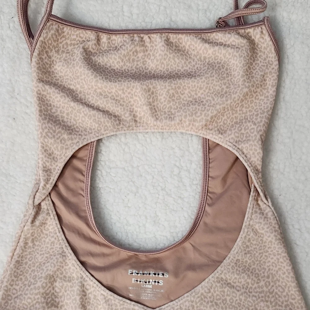 New!Frankie's Bikinis Alice Terry Wrap One Piece Swimsuit‎
